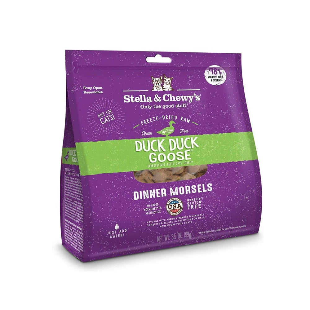 NOT FOR SALE - (Free Gift) 🐱 Stella & Chewy's - Grain Free Freeze Dried Duck & Goose Dinner Morsels Cat Food 🐱