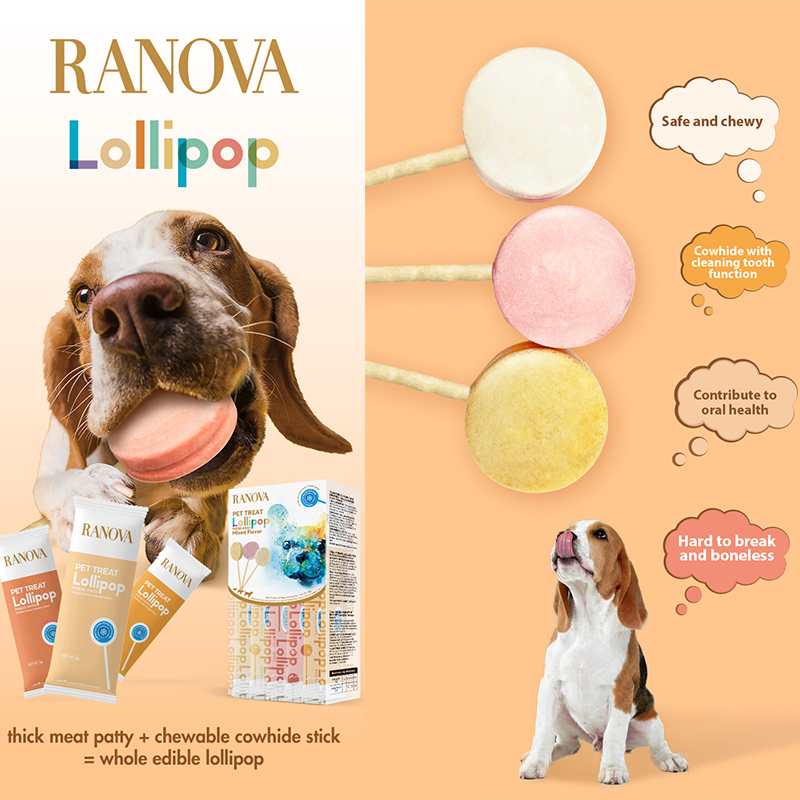 Freeze-Dried Lollipop Mixed Flavor Dog Treats