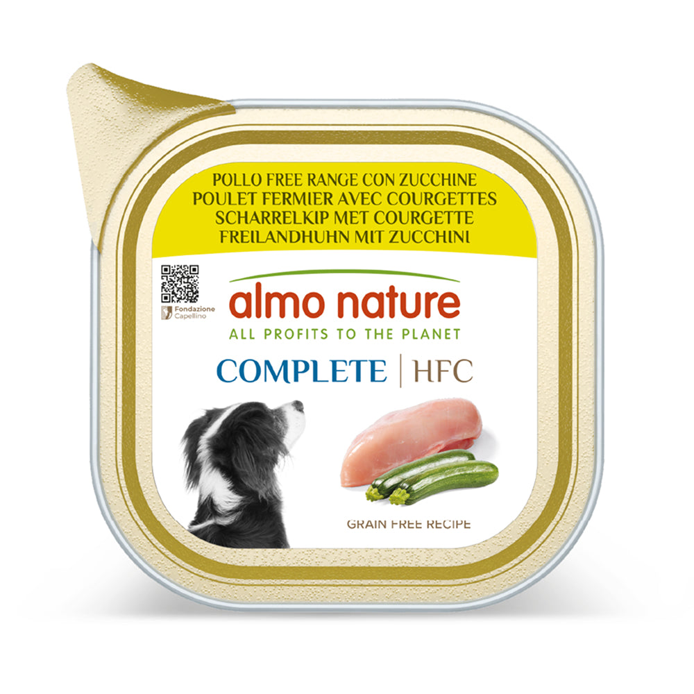 HFC Complete Free Range Chicken With Zucchini Dog Can