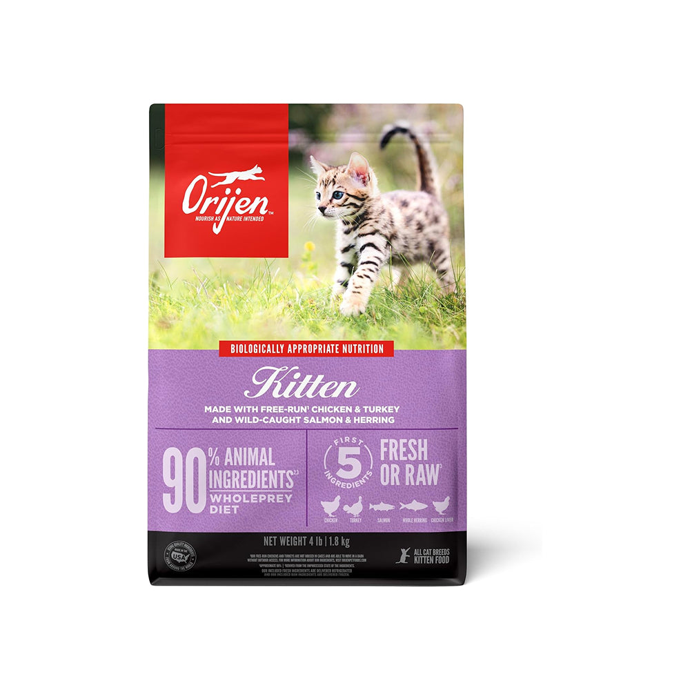 Kitten Formula Chicken & Turkey And Wild-Caught Salmon & Herring Cat Dry Food (USA)