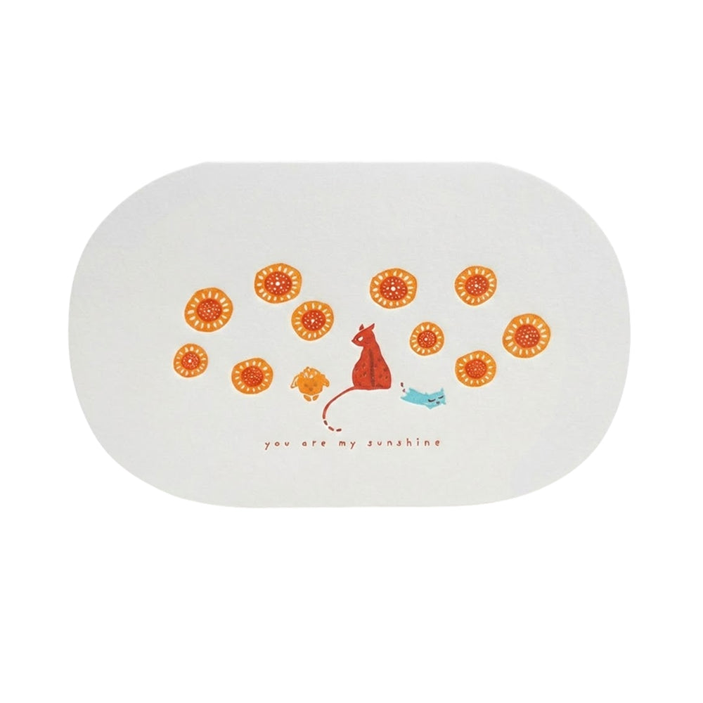 Happy Paws Letterpress Greeting Card