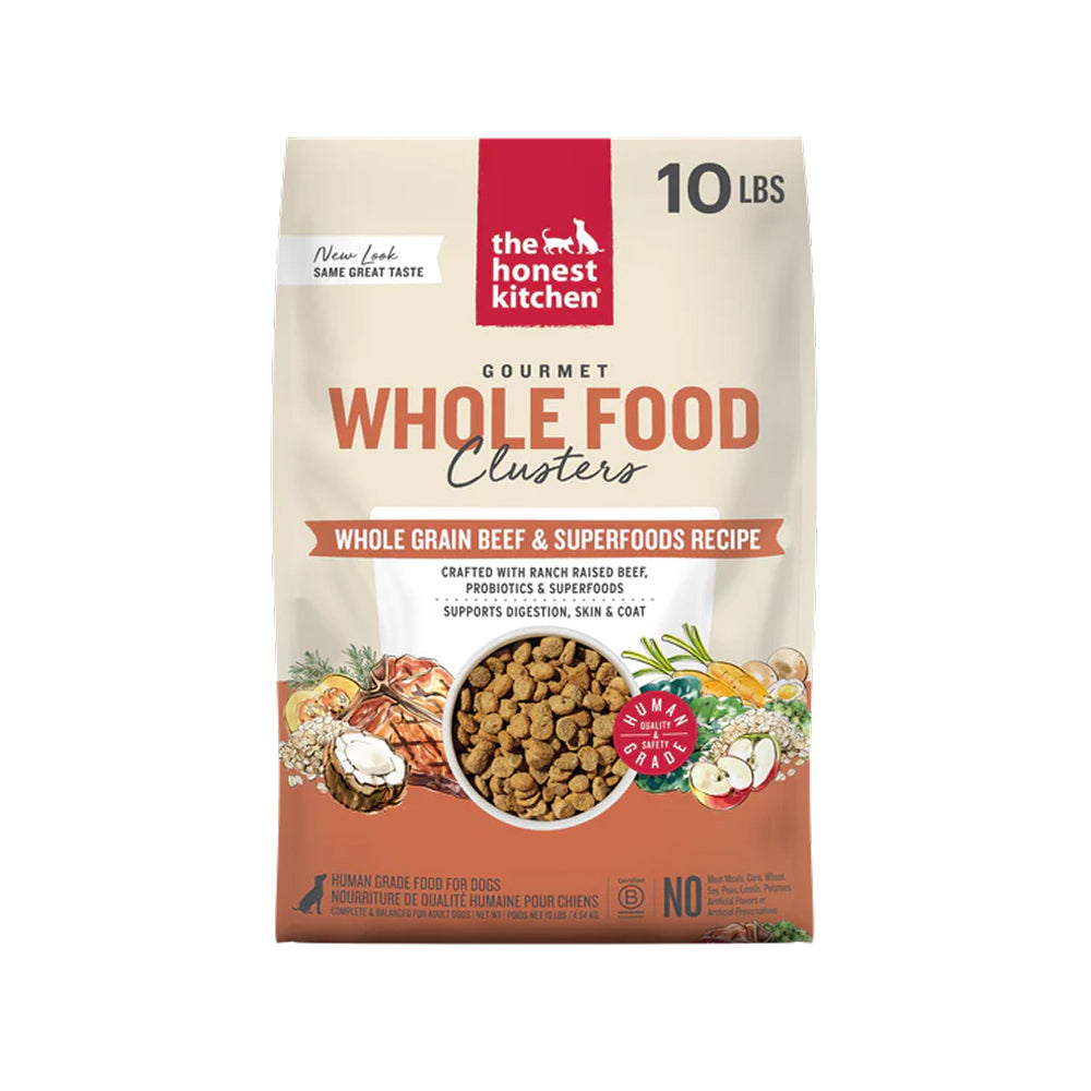 Human Grade Food Cluster Whole Grain Beef & Oat Dog Dry Food