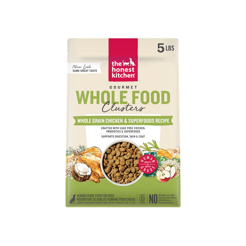 Human Grade Food Cluster Whole Grain Chicken & Oat Dog Dry Food