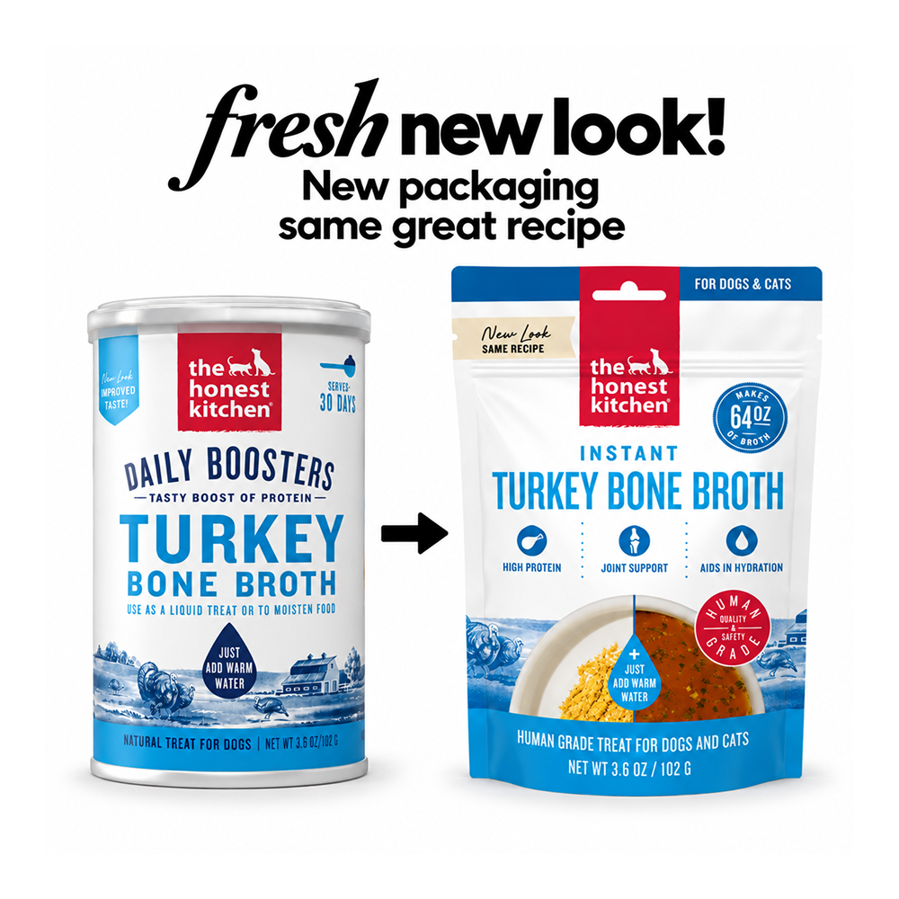 Daily Boosters - Turkey Bone Broth With Turmeric for Dogs