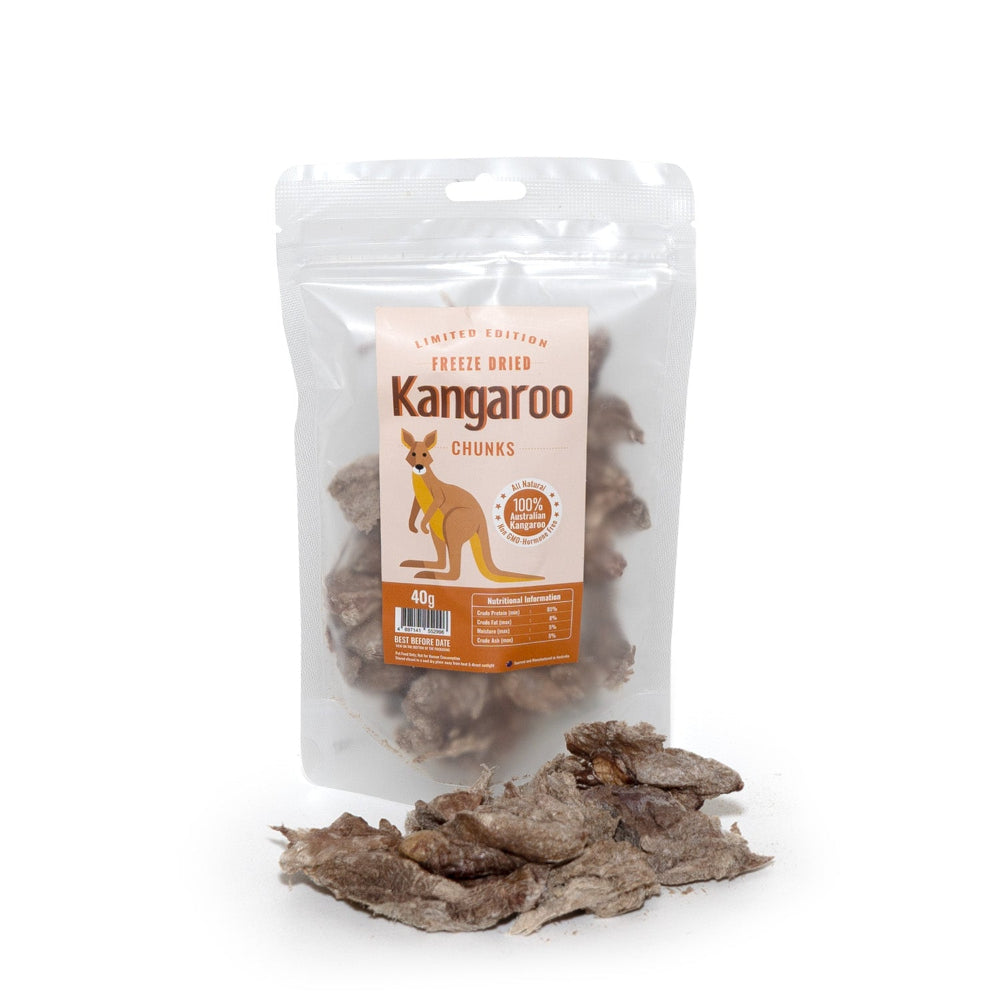 Limited Edition Freeze Dried Kangaroo Treats for Dogs & Cats