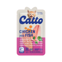 Kitten Chicken and Fish Cat Pouch