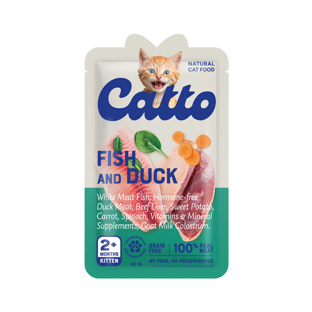 Kitten Fish and Duck Cat Pouch