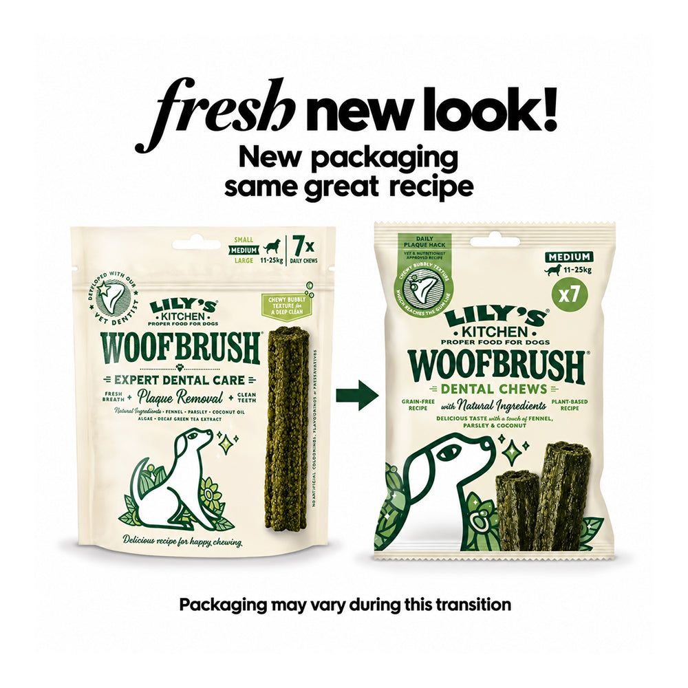Woofbrush Dental Chew Dog Treats