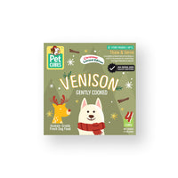 Christmas Version - Frozen Fresh Human-Grade Gently Cooked Venison Adult Dog Food