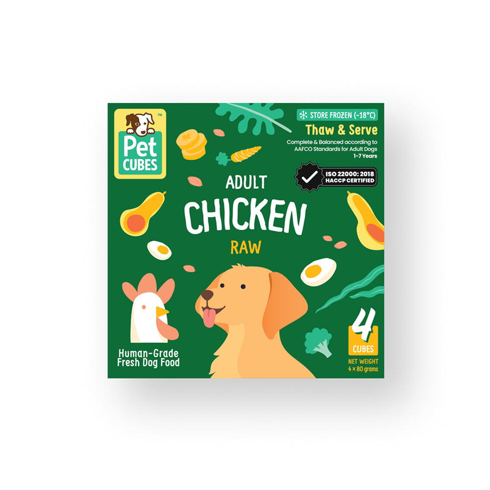 Raw Frozen Fresh Human-Grade Boxset Chicken Adult Dog Food