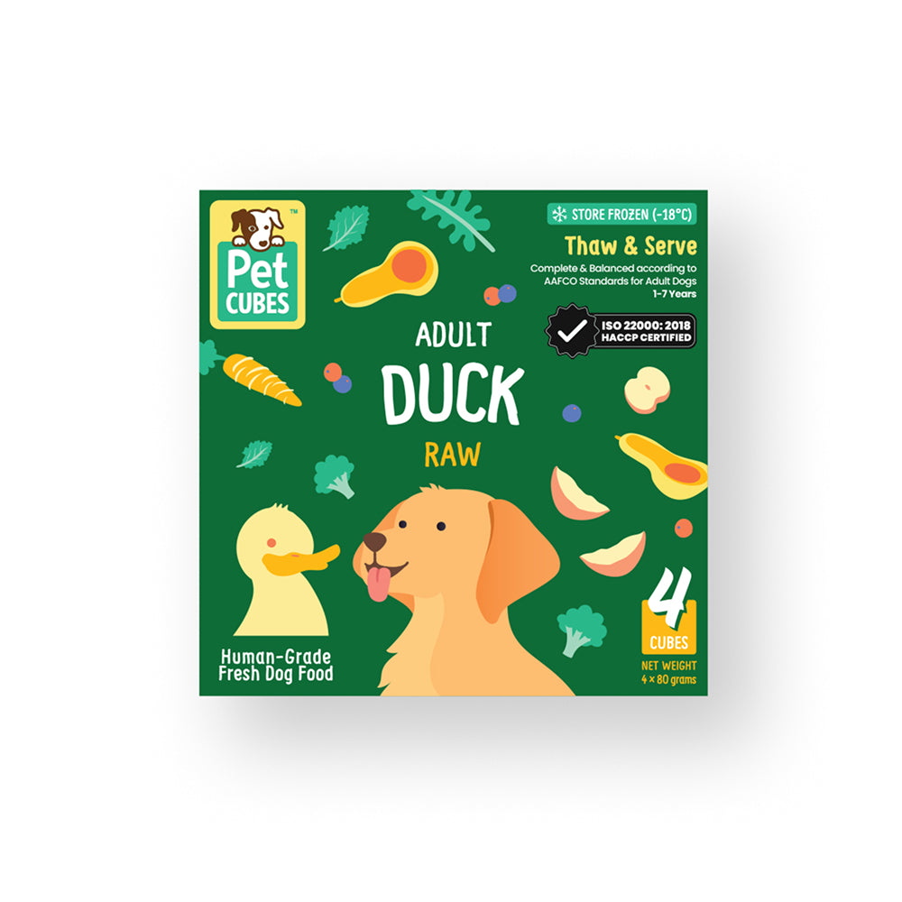 Raw Frozen Fresh Human-Grade Boxset Duck Adult Dog Food
