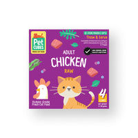 Raw Frozen Fresh Human-Grade Chicken Adult Cat Food