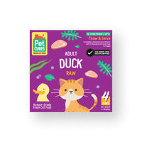 Raw Frozen Fresh Human-Grade Duck Adult Cat Food