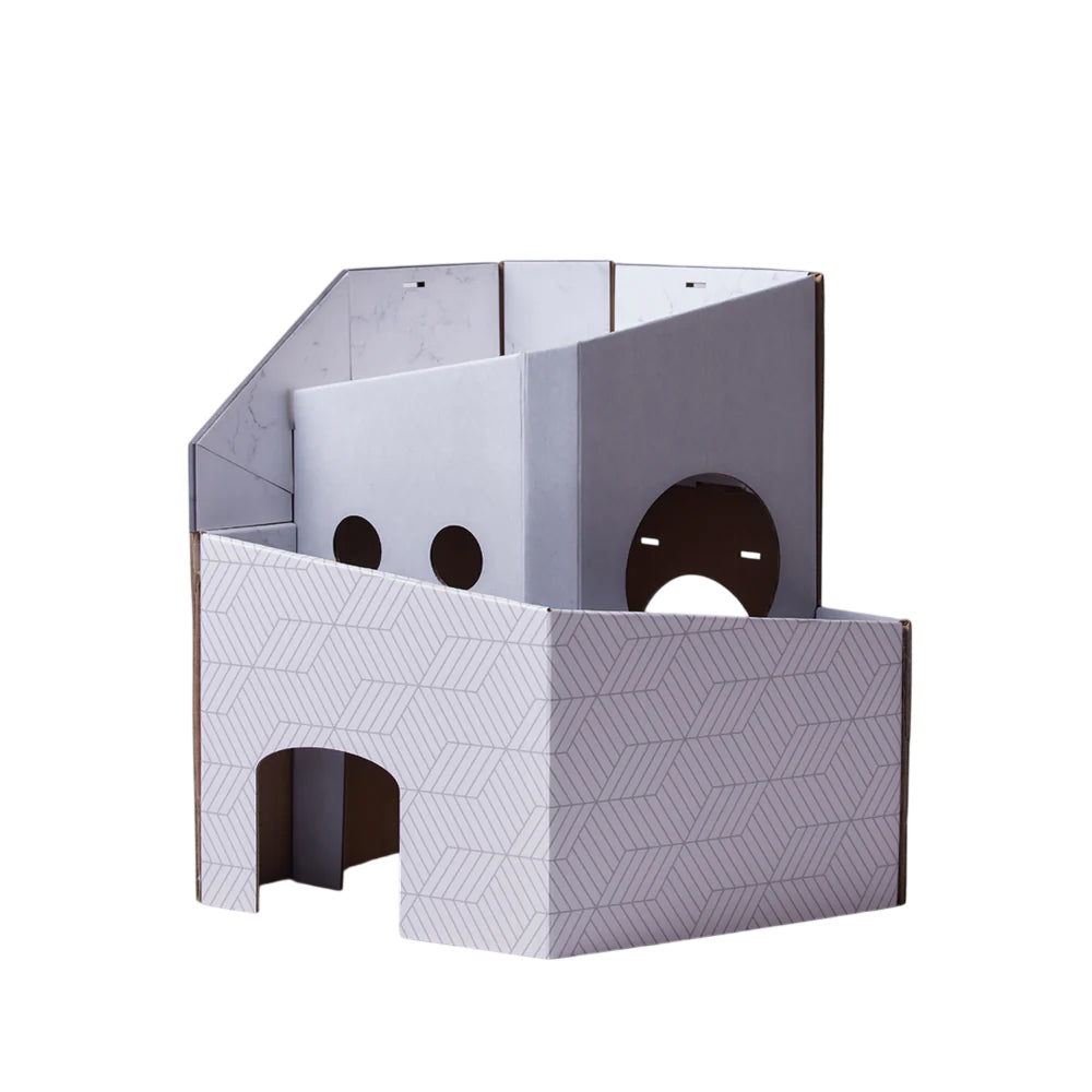 Mini Cat Mansion Foldable Cat House - D1 The Shadow Mansion