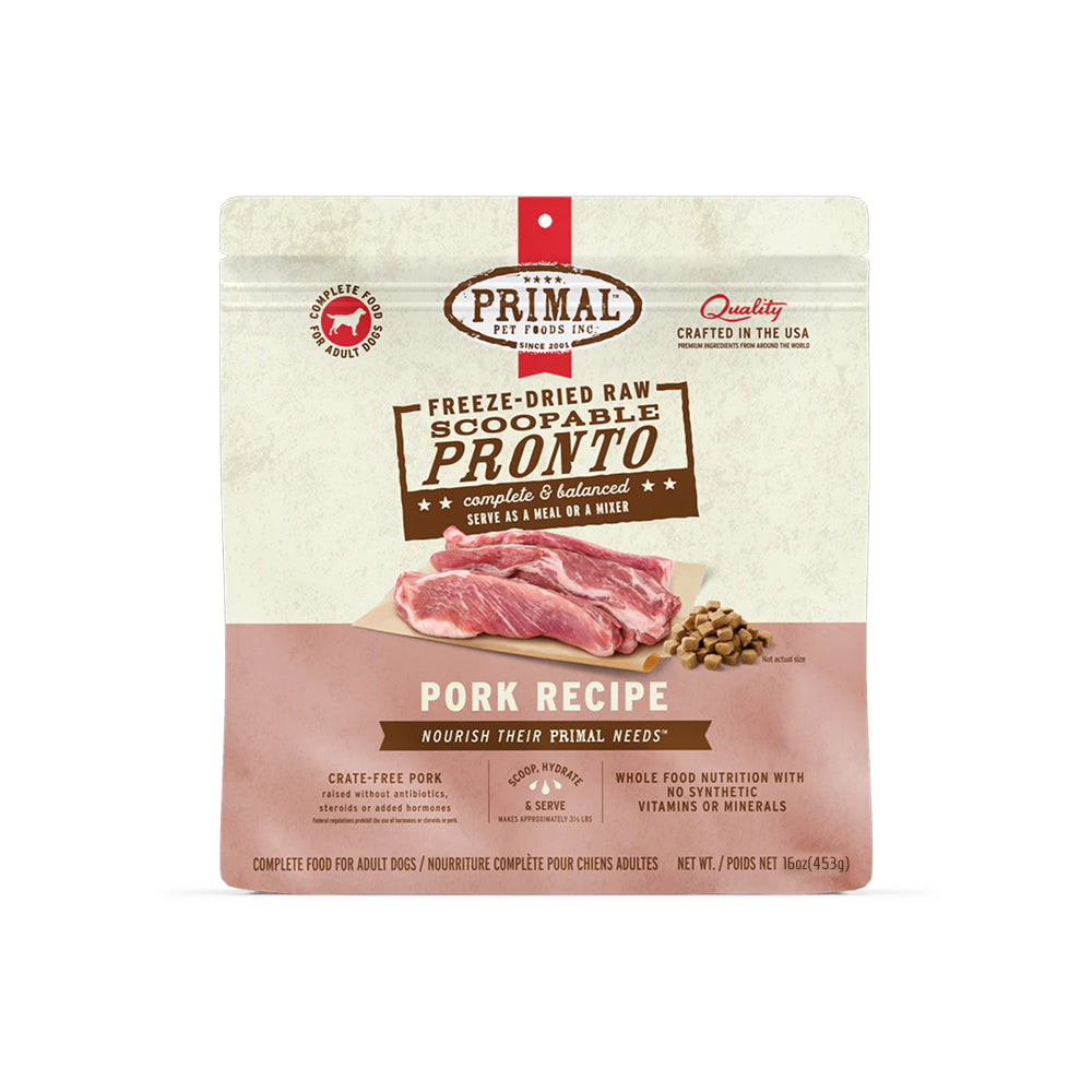 Freeze Dried Pork Pronto Dog Food