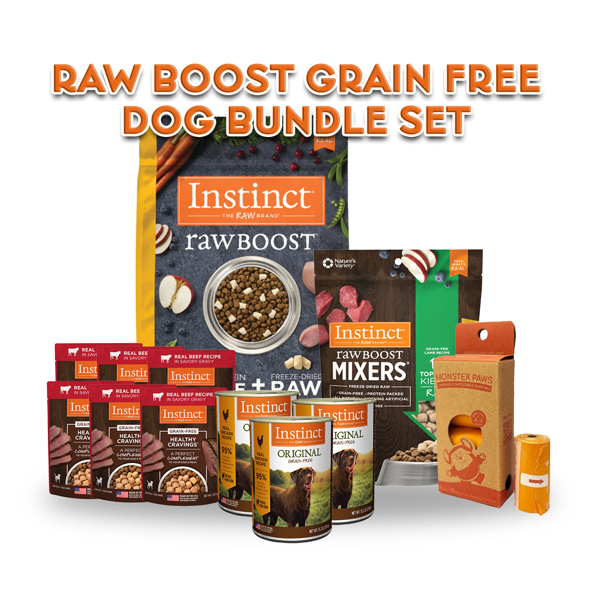 Raw Boost Grain Free Dog Bundle Set