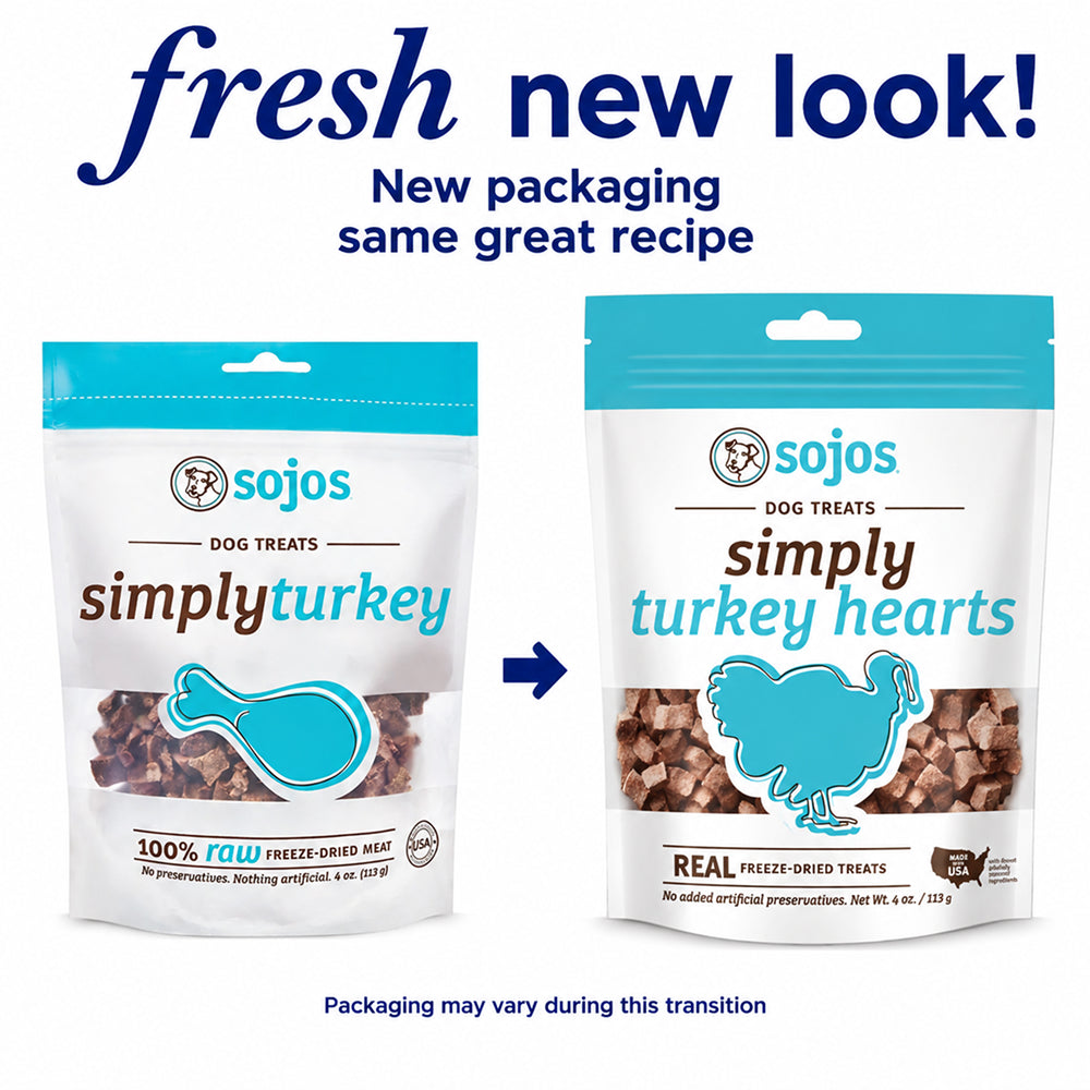Simply Freeze Dried Turkey Heart Dog Treats