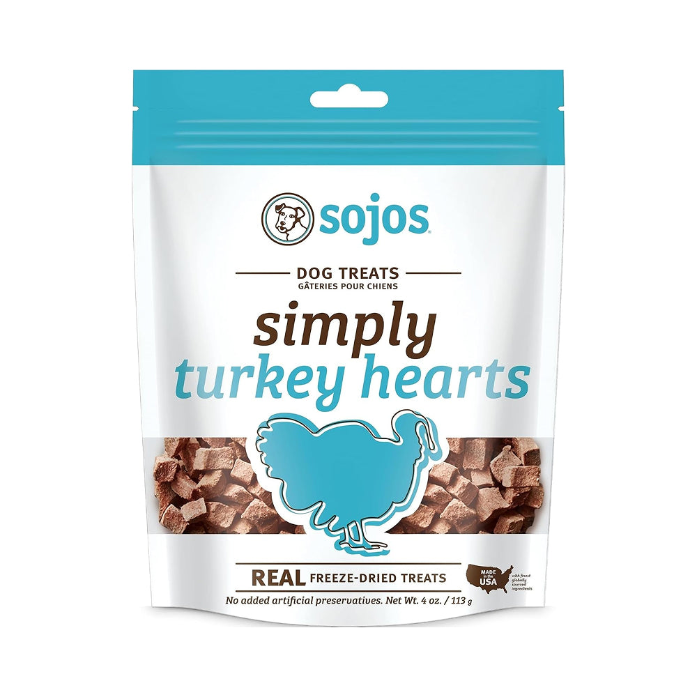 Simply Freeze Dried Turkey Heart Dog Treats