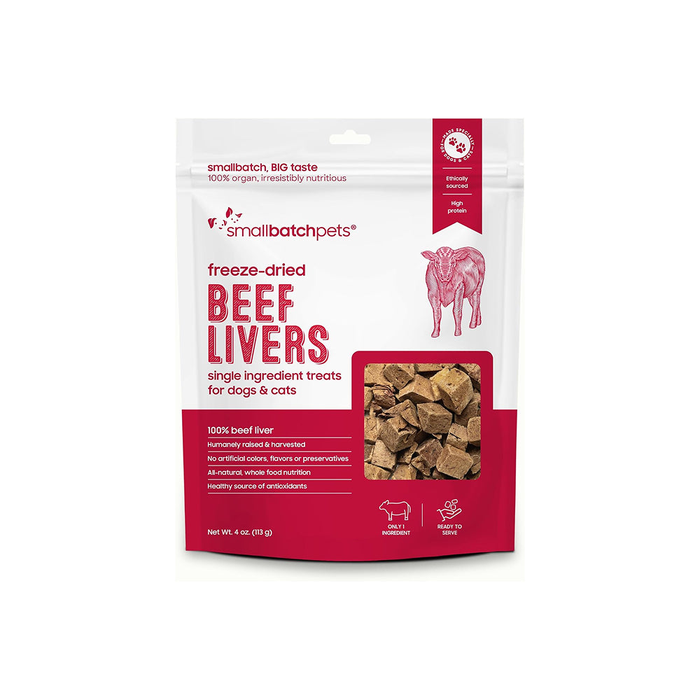 Smallbatch - Freeze Dried Beef Liver Treats for Dogs & Cats