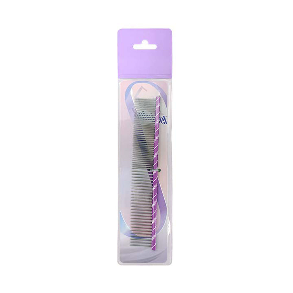 Patterned handle Pet Comb