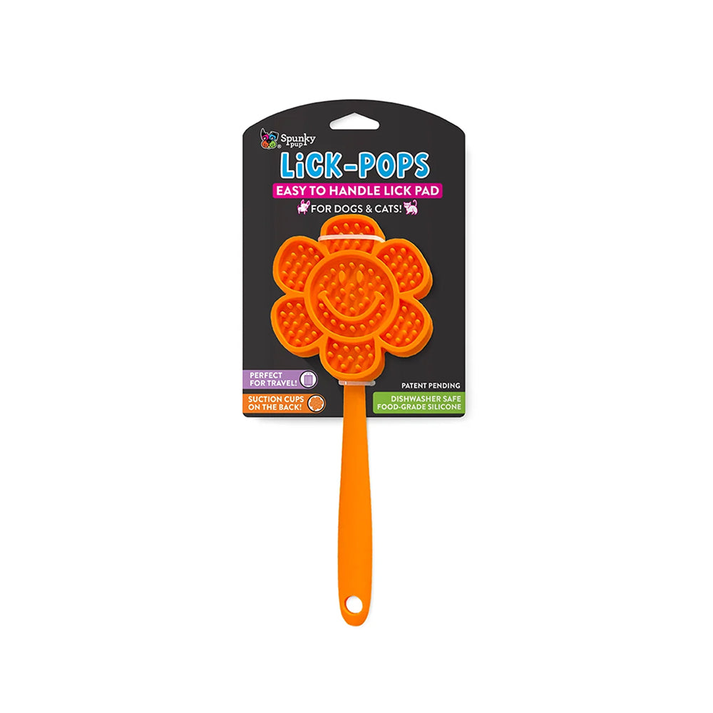 Lick Pad Spatula - Smiley Flower Lick-Pops for Dogs