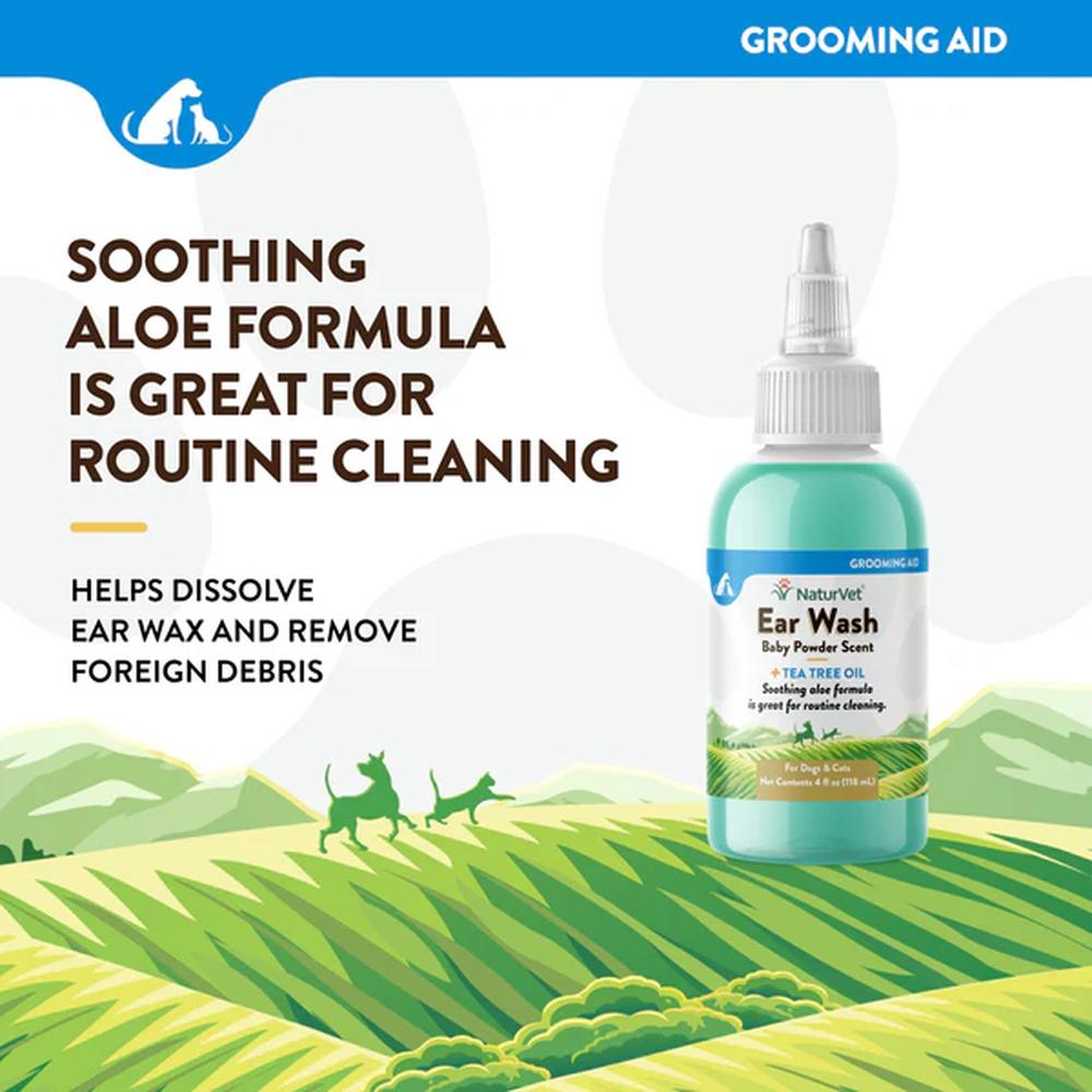 Tea Tree Oil Ear Wash for Dogs & Cats