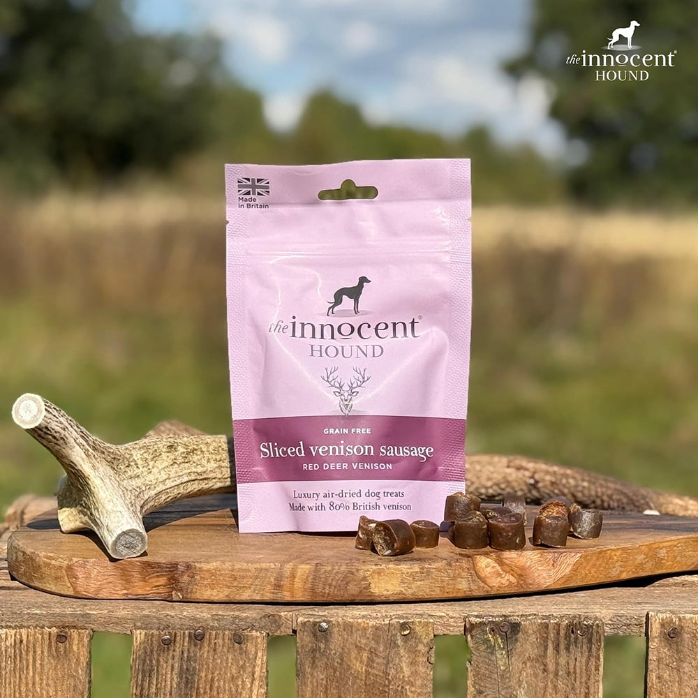 Sliced Venison Sausage Dog Treat