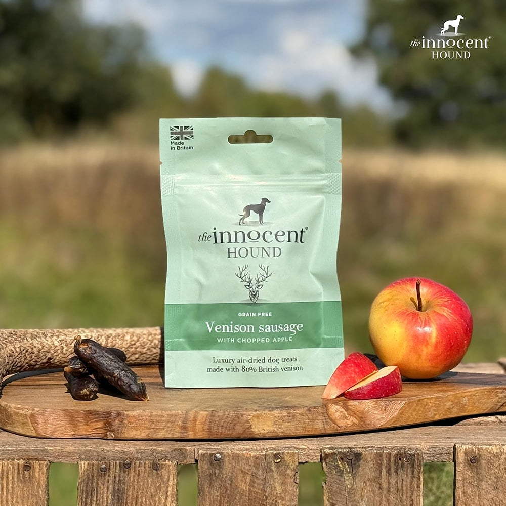 Venison Sausages with Chopped Apple Dog Treat