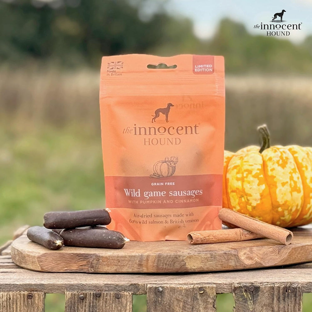 Wild Game Sausage with Pumpkin & Cinnamon Dog Treat