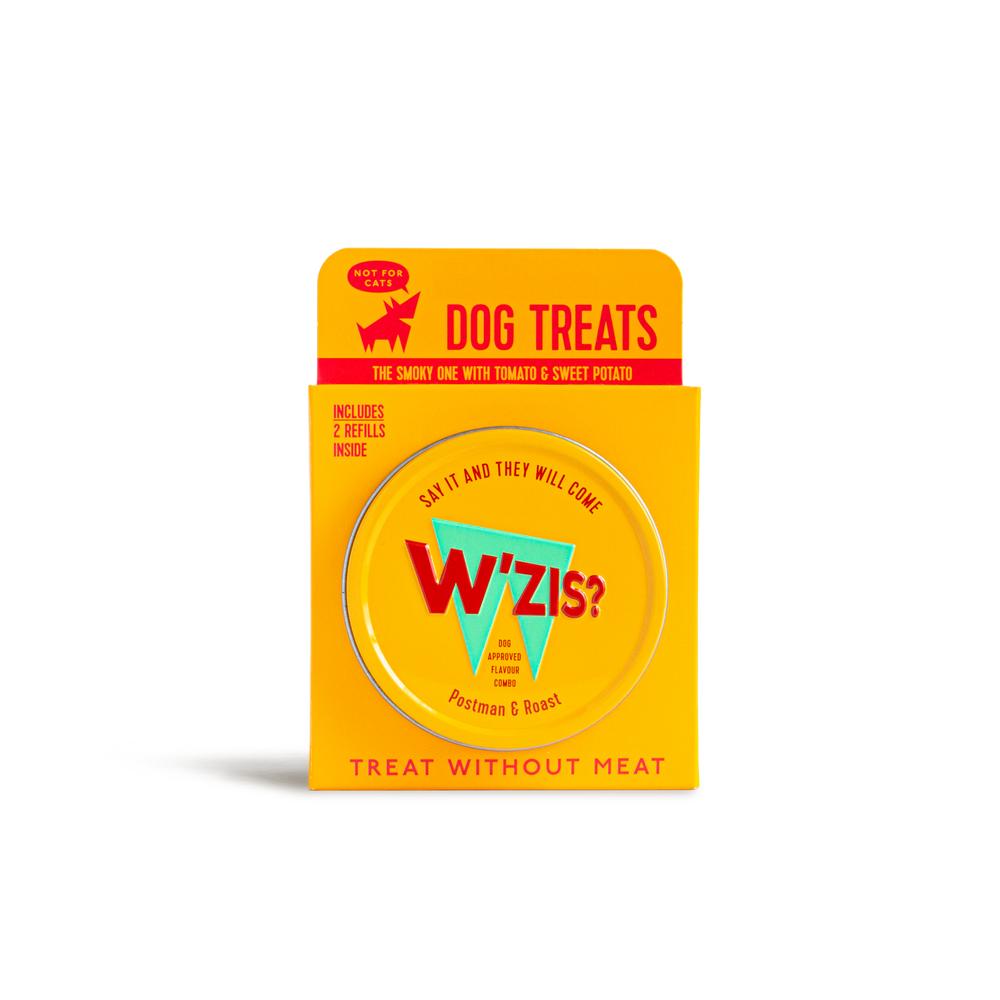Tin and refills gift set - Postman & Roast (Sweet Potato & Tomato) Treats for Dogs