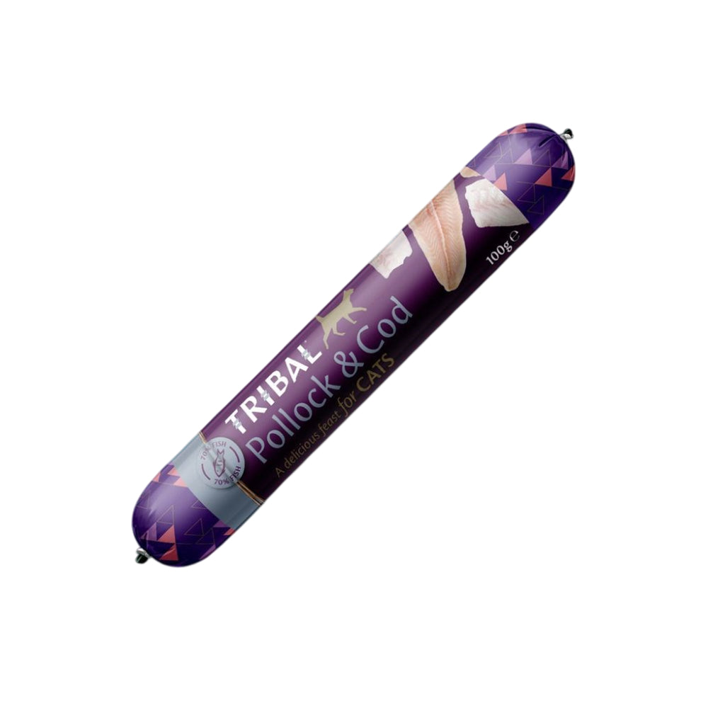 70% Fresh Pollock & Cod Sausage Cat Food