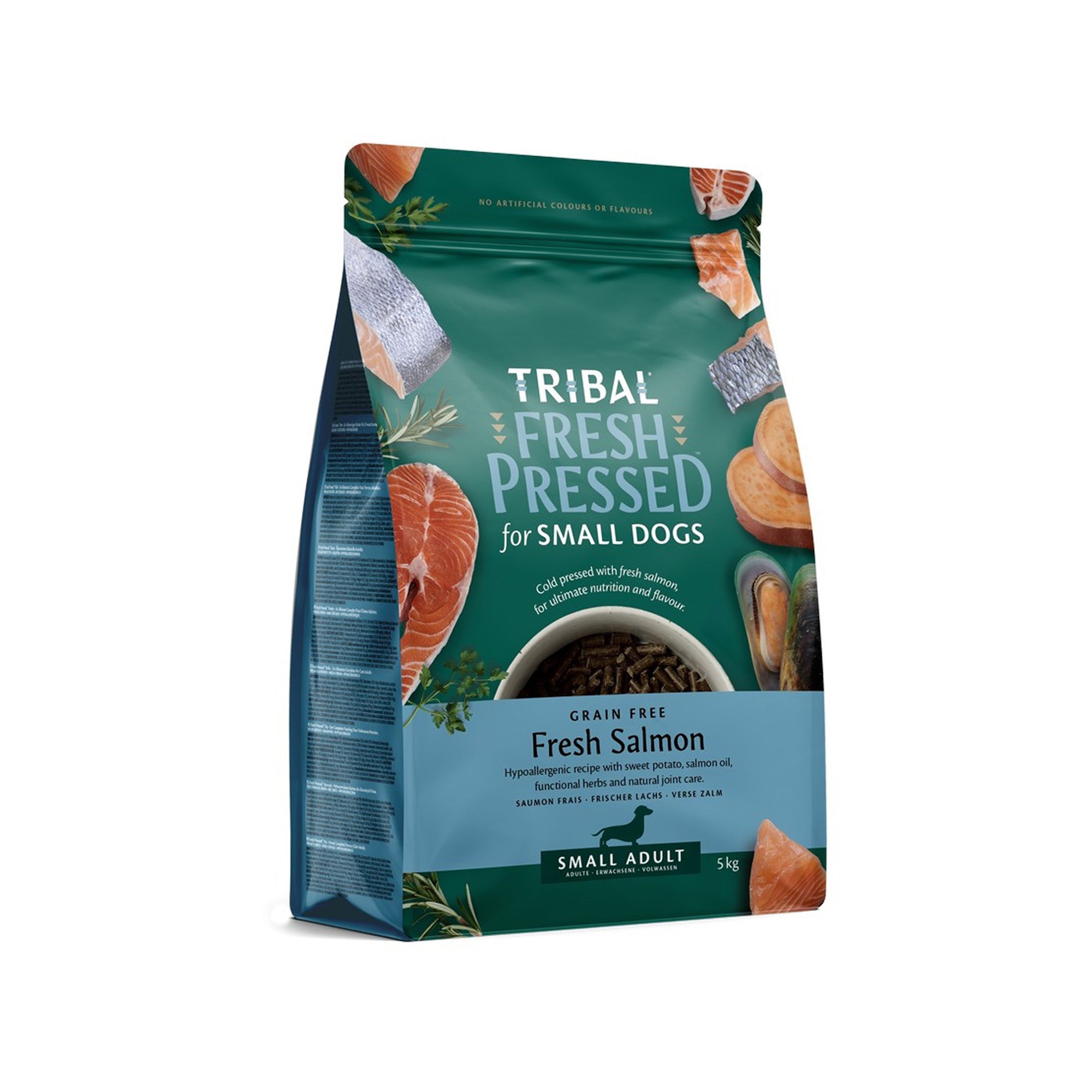 Fresh Pressed Small Breed Salmon Adult Dog Dry Food