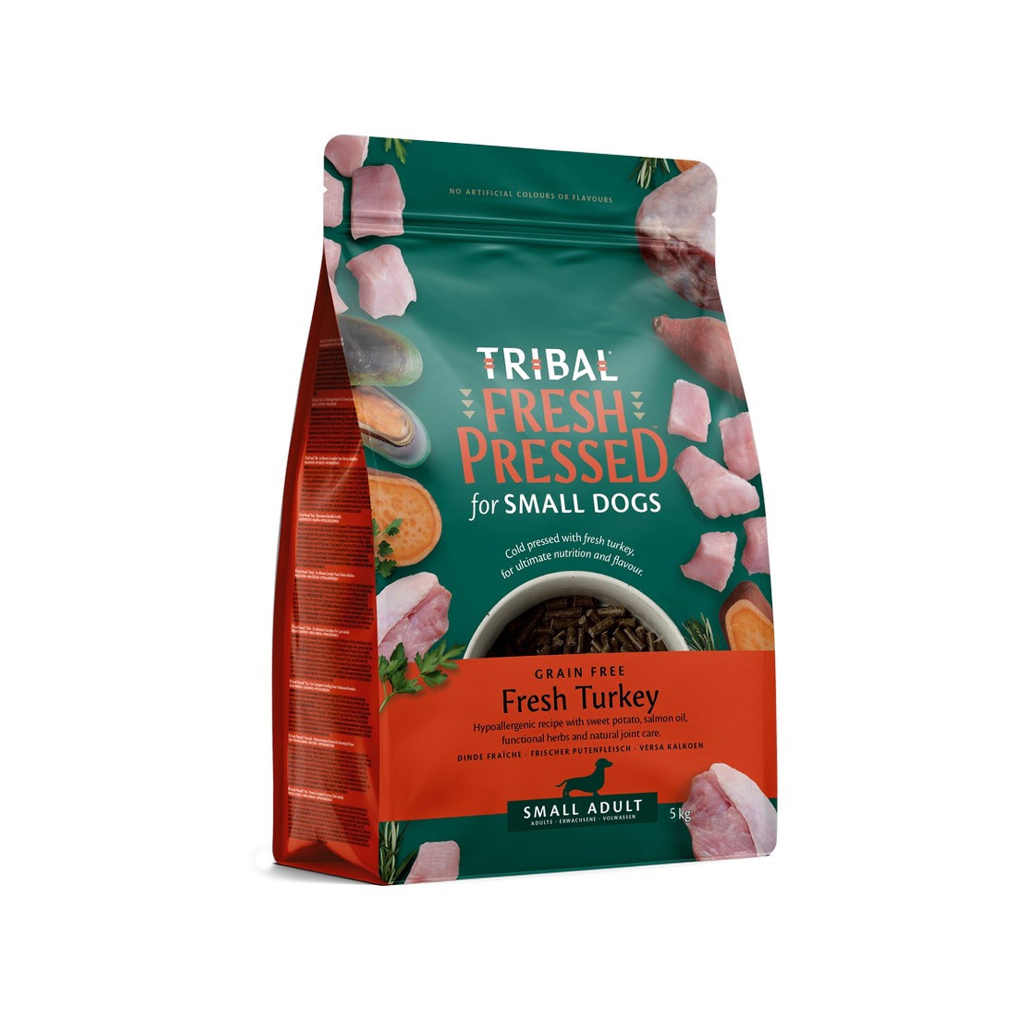 Fresh Pressed Small Breed Turkey Adult Dog Dry Food