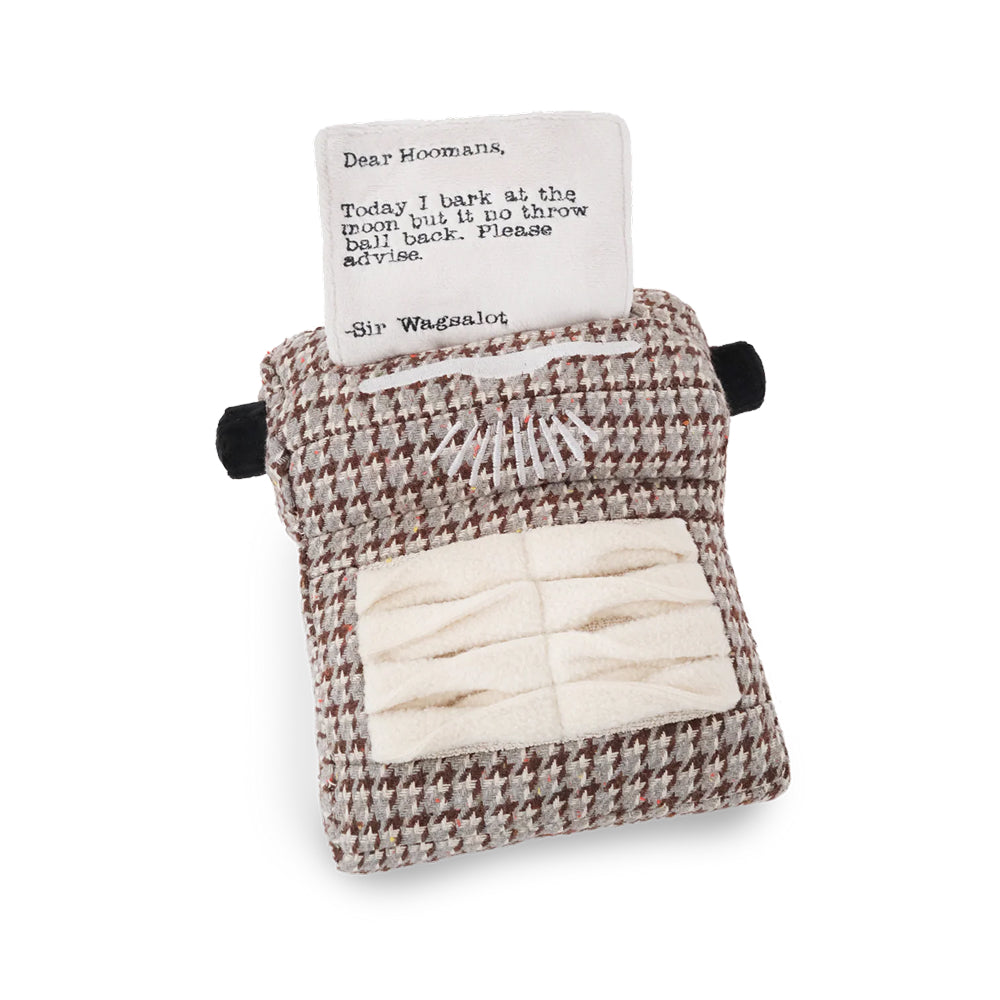 Typewrtier Snuffle & Squeaky Dog Toy