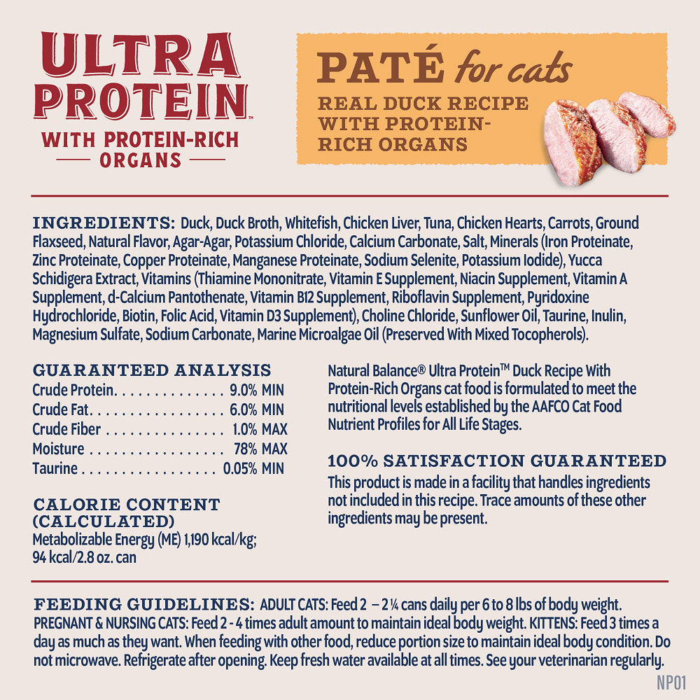 Ultra Protein Real Duck Recipe Complete Diet for Cat