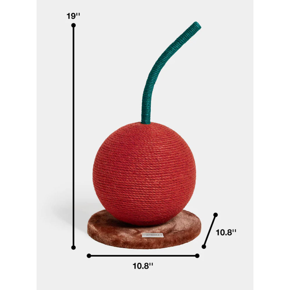 Cherry Cat Scratching Ball