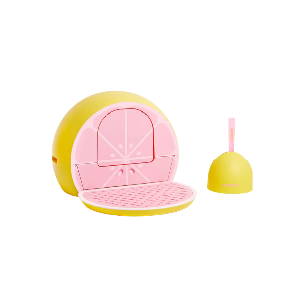 Grapefruit Kitty Kove Litter Box