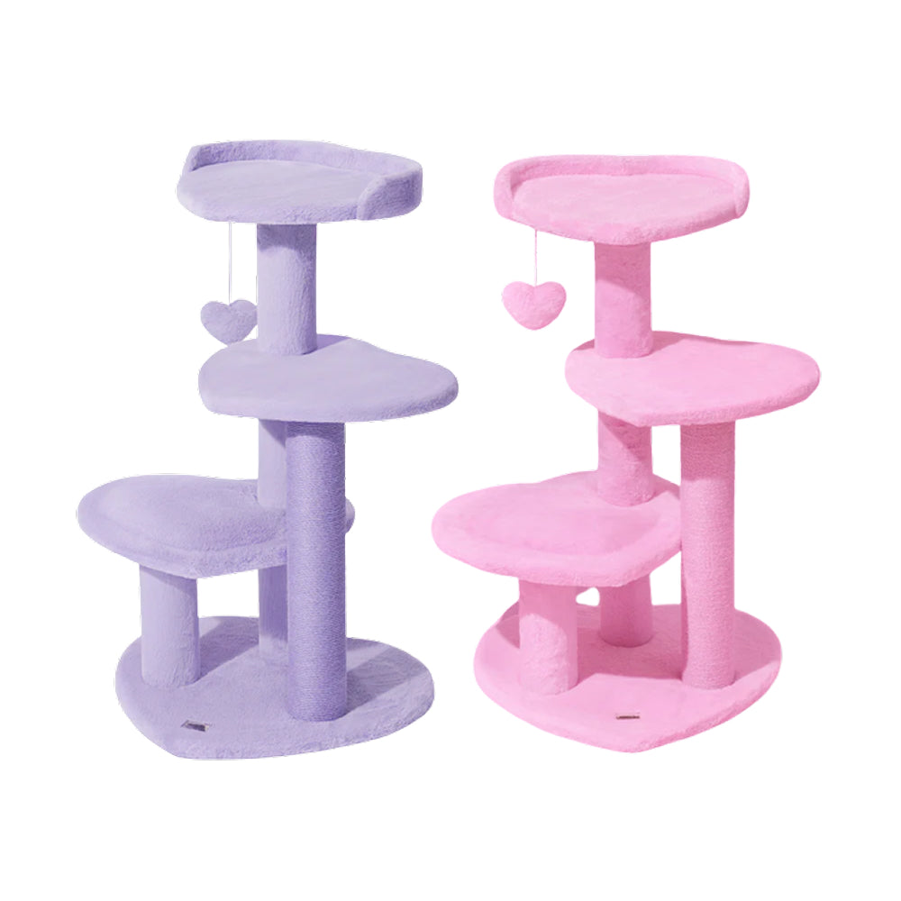 Heartpurrple Four Platforms Cat Tree