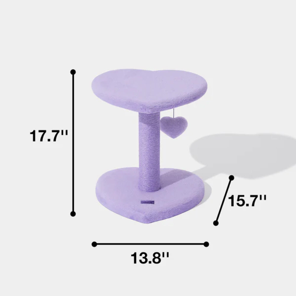 Heartpurrple Two Platforms Cat Tree