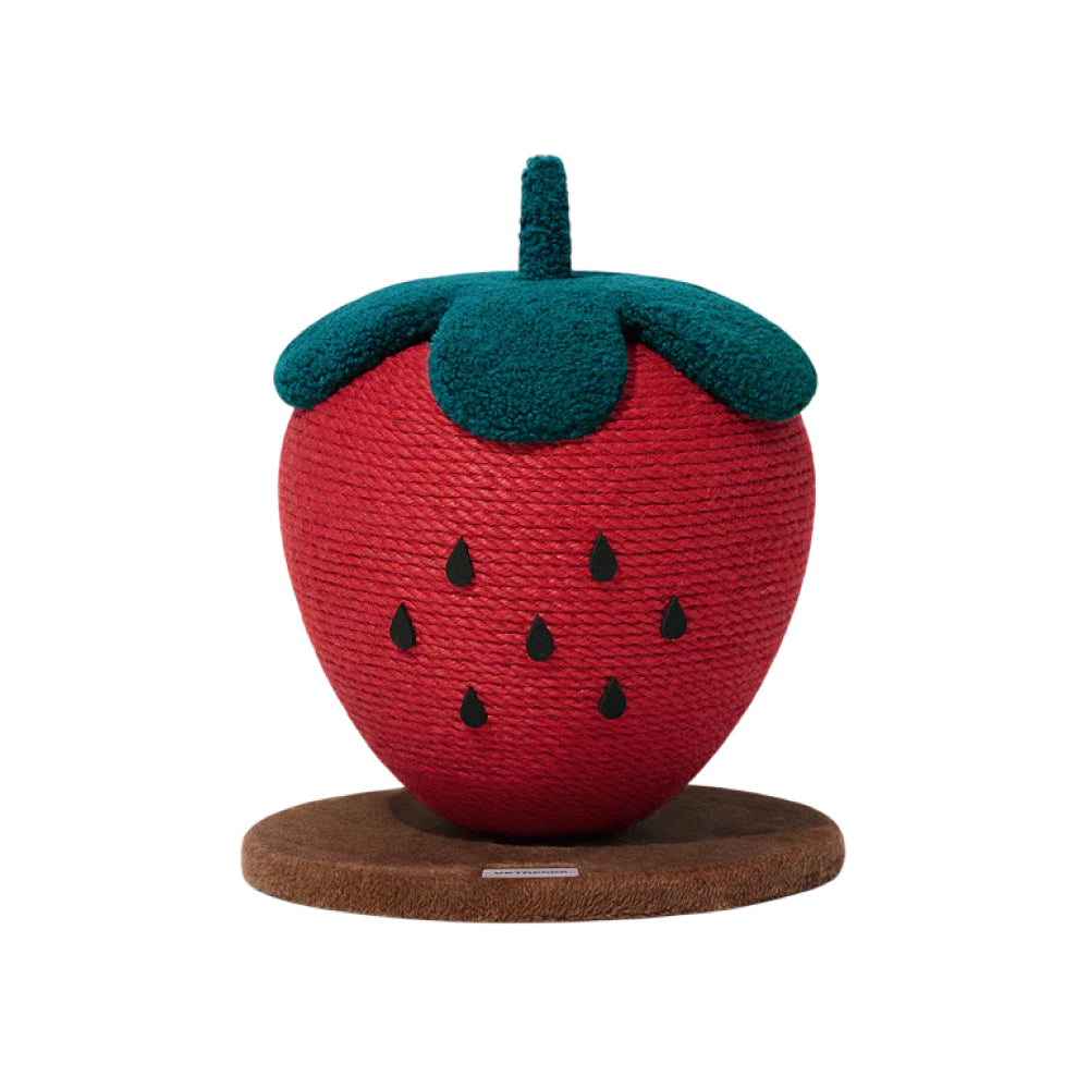 Strawberry Cat Scratching Ball