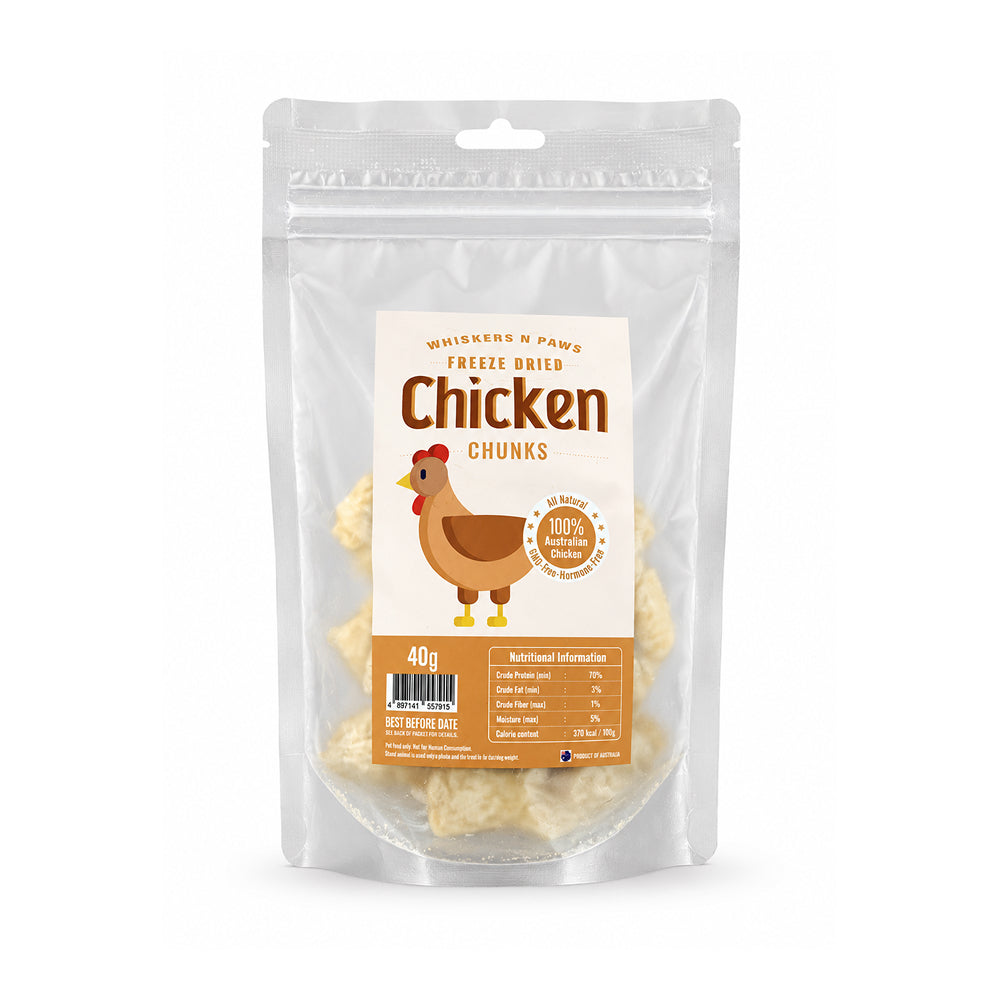 WNP Freeze Dried Chicken Breast Treats for Dogs & Cats
