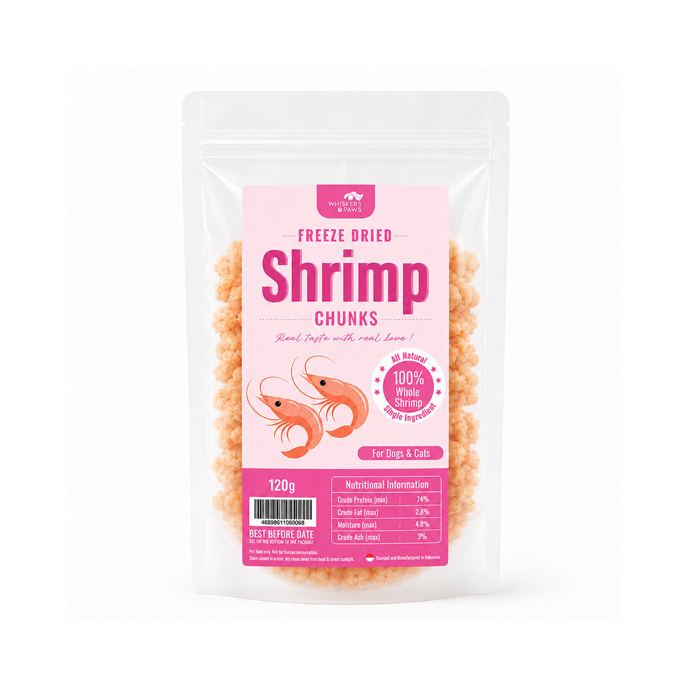 WNP Freeze Dried Shrimp Treats for Dogs & Cats