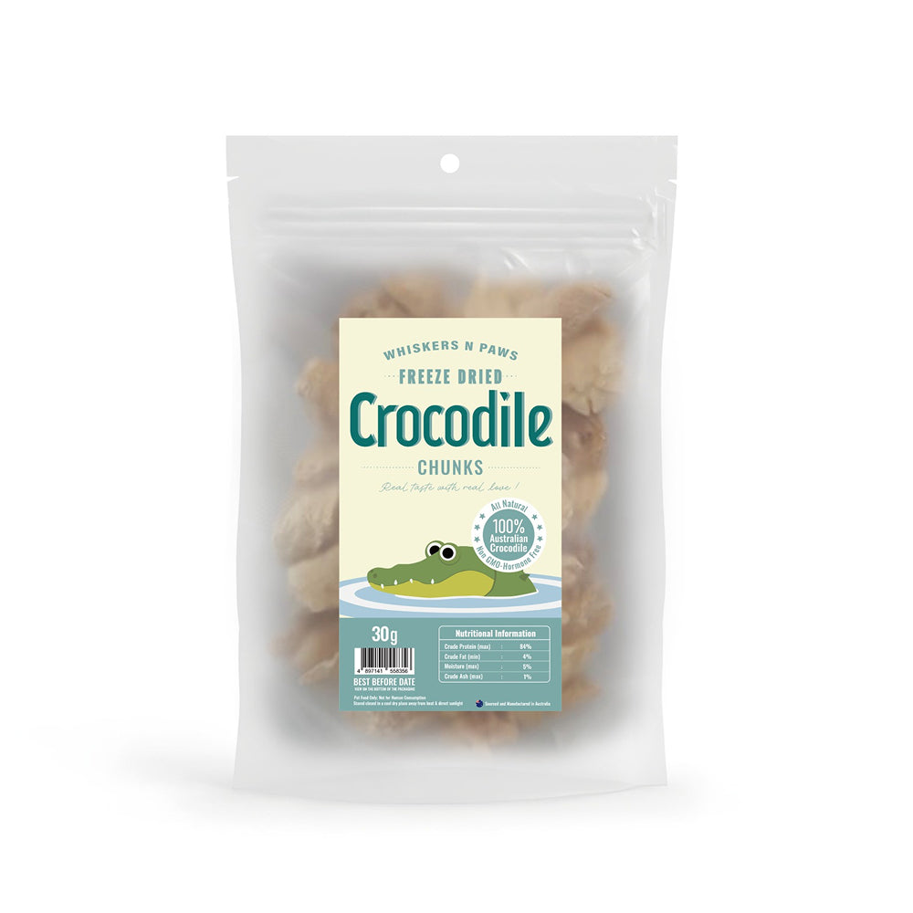 Limited Edition Freeze Dried Crocodile Treats for Dogs & Cats