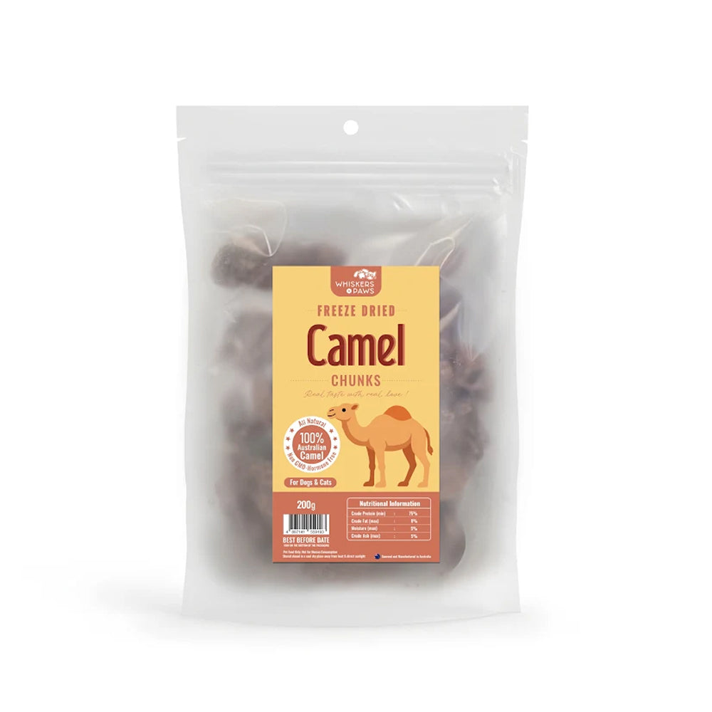 WNP Freeze Dried Camel Treats for Dogs & Cats