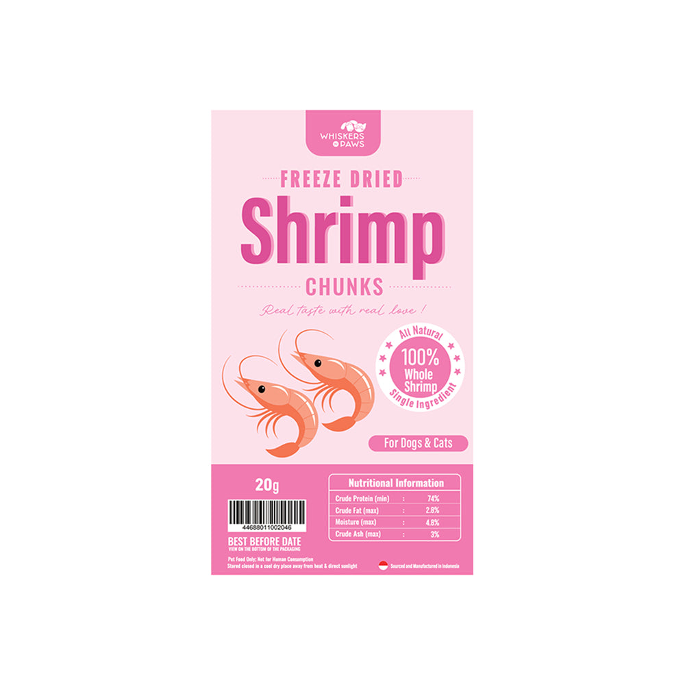 WNP Freeze Dried Shrimp Treats for Dogs & Cats