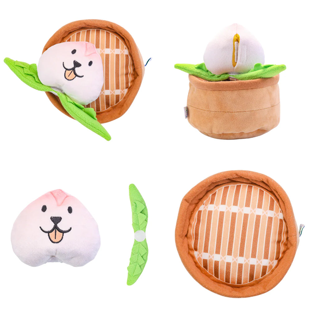 Chinese Birthday Peach Bun 3-In-1 Nose-work Plush Toy