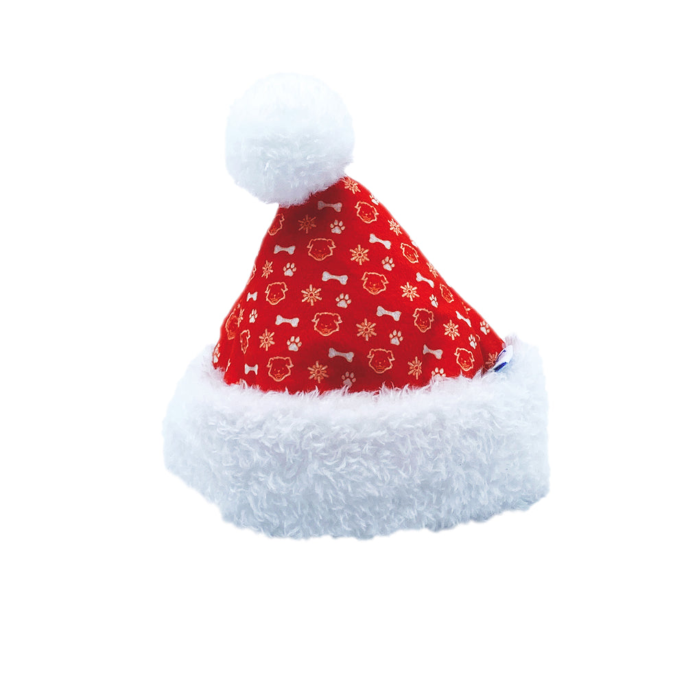 Christmas Santa Hat Nose-work Plush Toy for Dogs & Cats