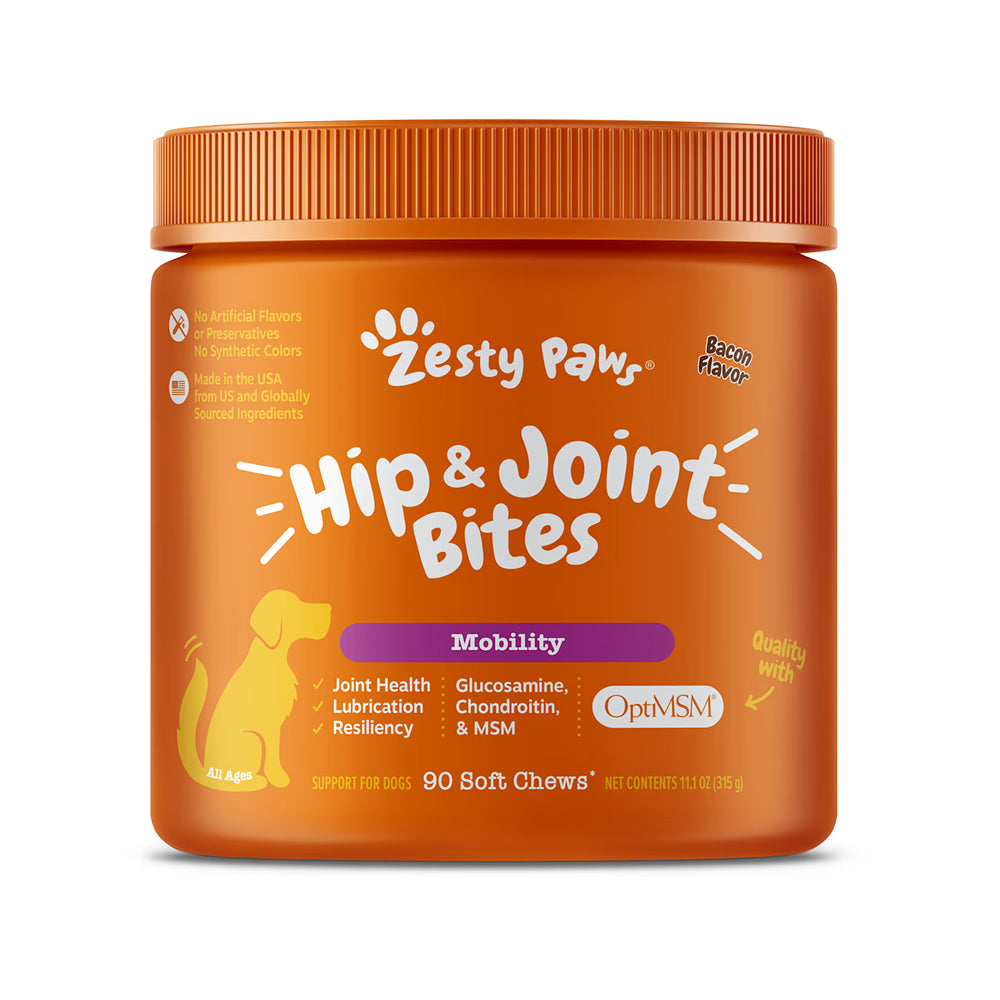 Mobility Bites for Dogs Hip & Joint Support Bacon Flavor for Dogs