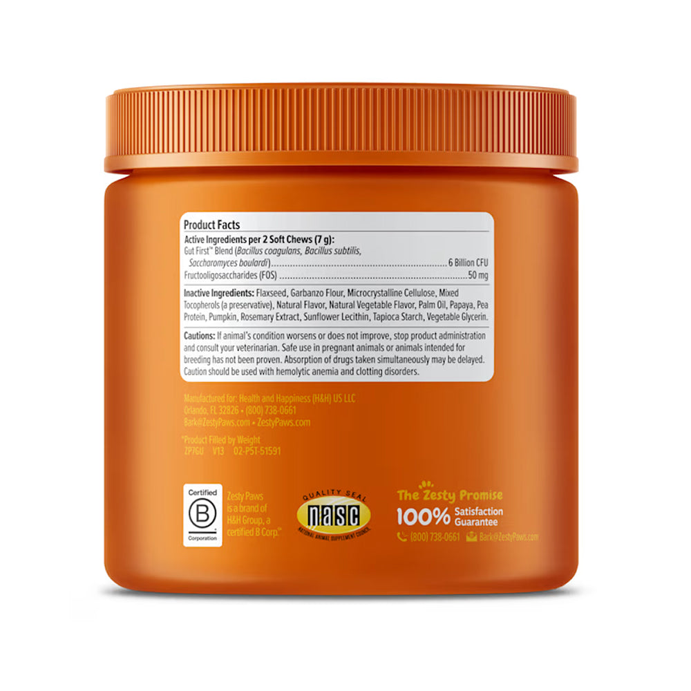 Probiotic Bites Pumpkin Flavor for Dogs