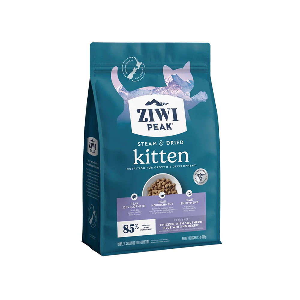 Steam & Dried - Kitten - Cage-Free Chicken With Southern Blue Whiting Cat Food
